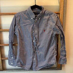 7 / Boys Blue Checkered Shirt